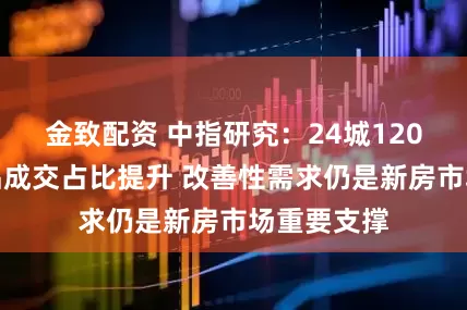 金致配资 中指研究：24城120平以上产品成交占比提升 改善性需求仍是新房市场重要支撑